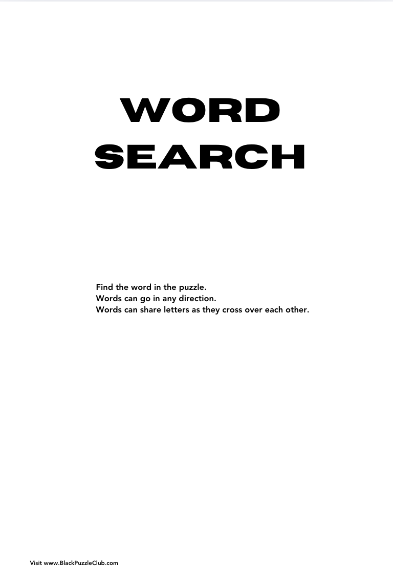 Black Culture Variety Puzzle Book