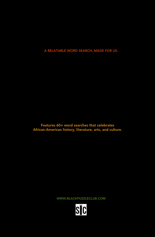 Black Culture Word Search Book (Color Cover)