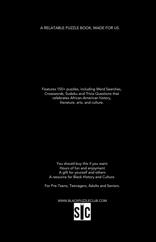 Black Culture Variety Puzzle Book