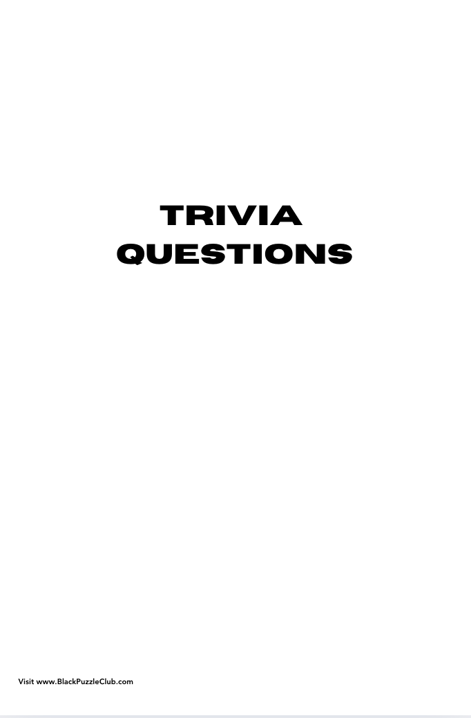 Black Culture Variety Puzzle Book