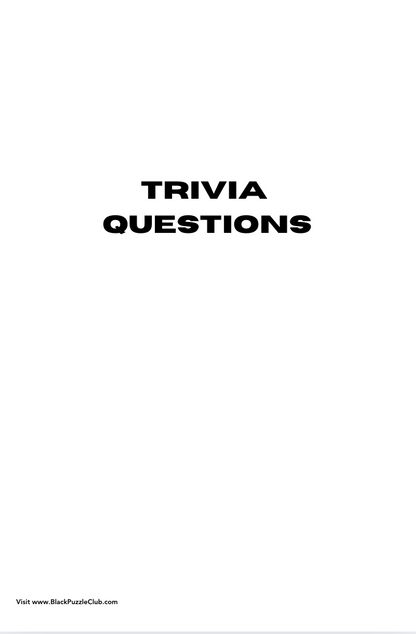 Black Culture Variety Puzzle Book