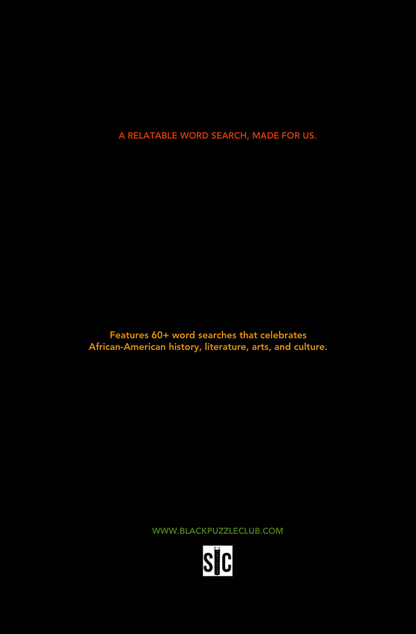 Black Culture Word Search Book (Color Cover)