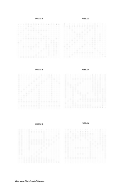 Black Culture Word Search Book